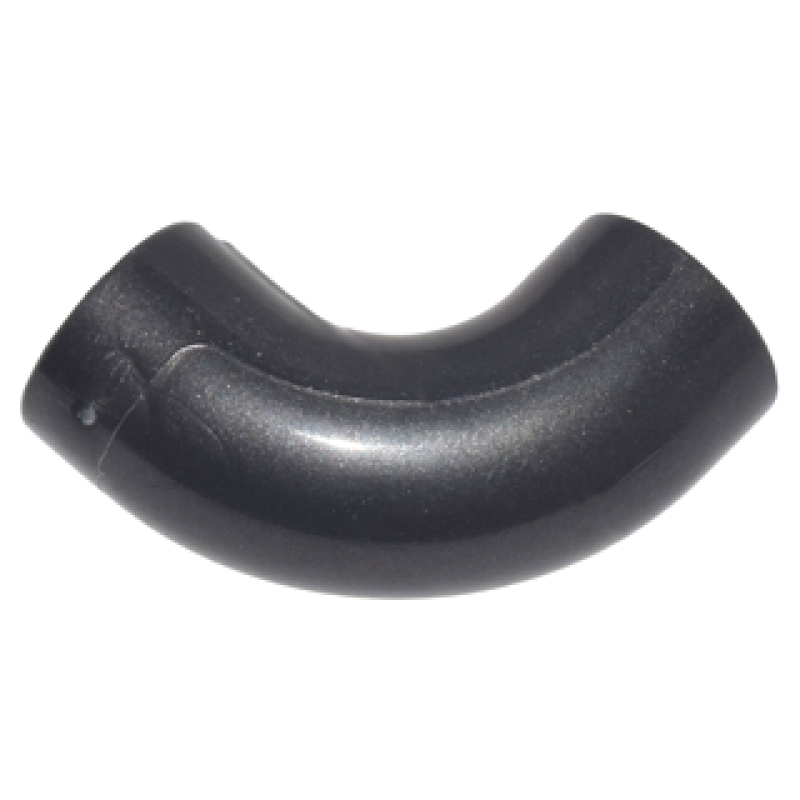 Steen, Rond 1x1 90° elleboog Pearl Dark Gray